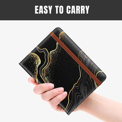 Passport Holder,RFID Blocking Passport Cover, Mandala Flower | Wallet Travel Essentials, Leather Travel Documents Organizer Protector for Women and Men
