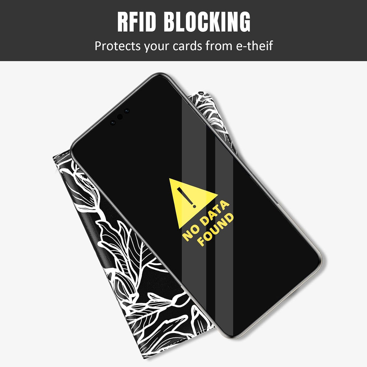Passport Holder,RFID Blocking Passport Cover, Mandala Flower | Wallet Travel Essentials, Leather Travel Documents Organizer Protector for Women and Men