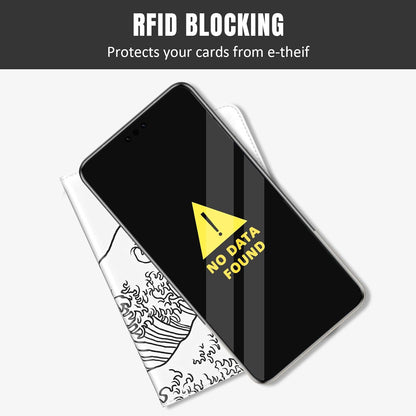 Passport Holder,RFID Blocking Passport Cover, Mandala Flower | Wallet Travel Essentials, Leather Travel Documents Organizer Protector for Women and Men
