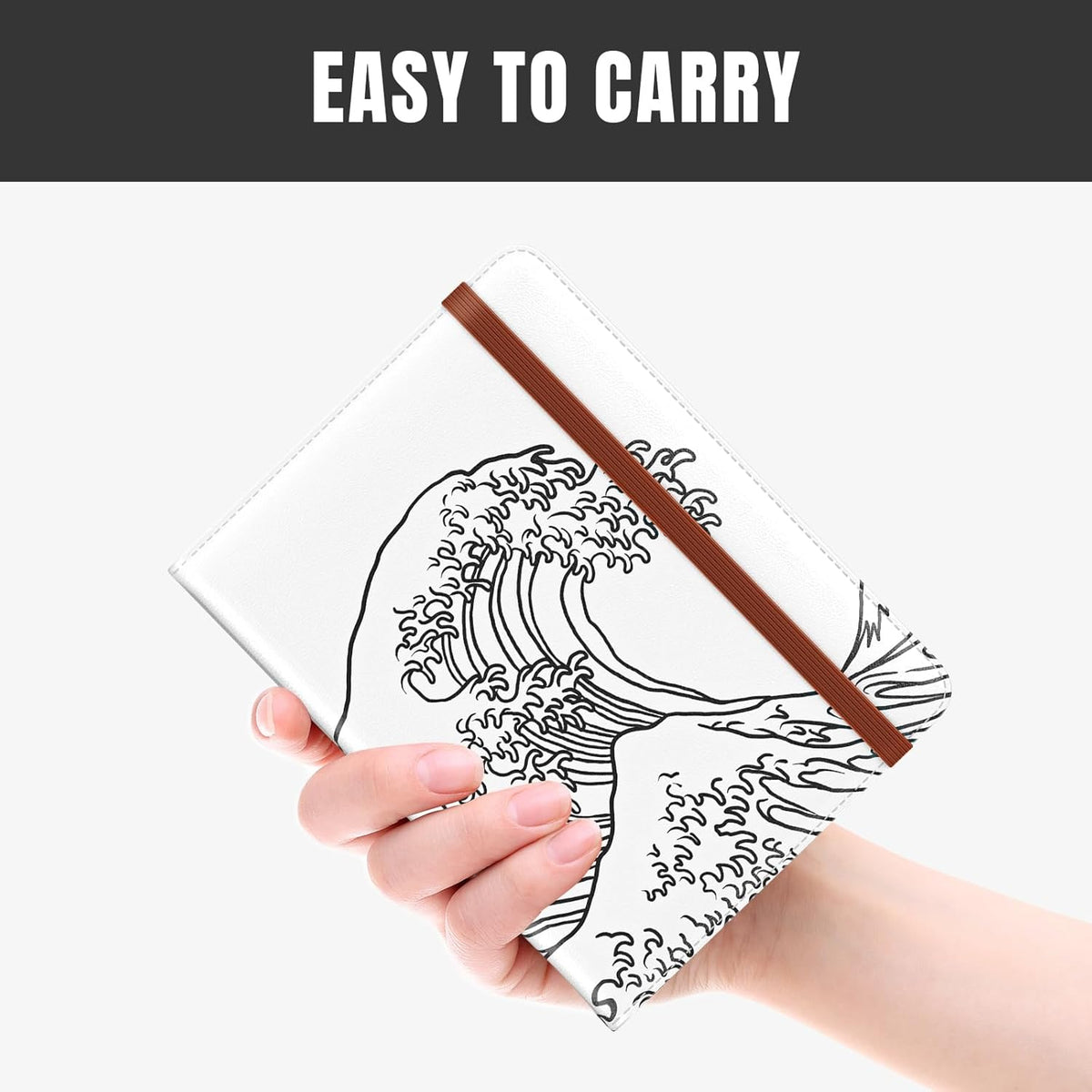 Passport Holder,RFID Blocking Passport Cover, Mandala Flower | Wallet Travel Essentials, Leather Travel Documents Organizer Protector for Women and Men