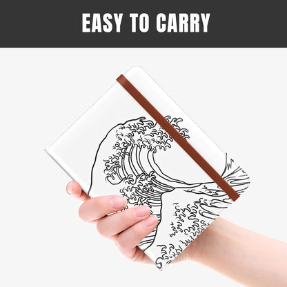 Passport Holder,RFID Blocking Passport Cover, Mandala Flower | Wallet Travel Essentials, Leather Travel Documents Organizer Protector for Women and Men