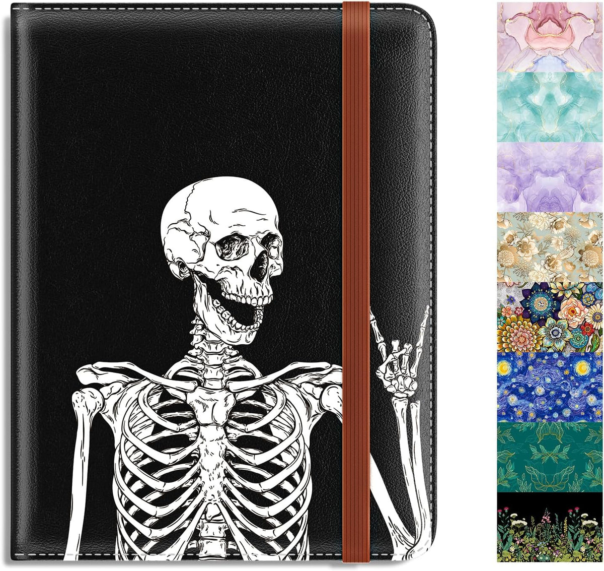 Passport Holder,RFID Blocking Passport Cover, Mandala Flower | Wallet Travel Essentials, Leather Travel Documents Organizer Protector for Women and Men