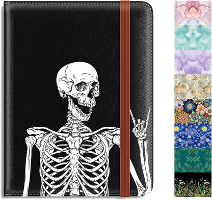 Passport Holder,RFID Blocking Passport Cover, Mandala Flower | Wallet Travel Essentials, Leather Travel Documents Organizer Protector for Women and Men