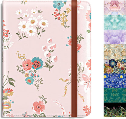 Passport Holder,RFID Blocking Passport Cover, Mandala Flower | Wallet Travel Essentials, Leather Travel Documents Organizer Protector for Women and Men