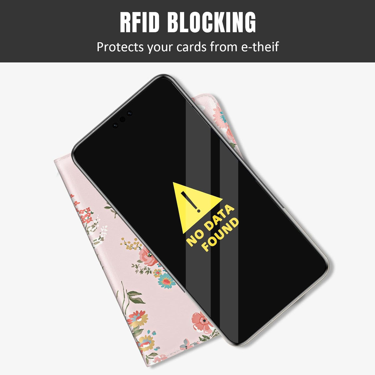 Passport Holder,RFID Blocking Passport Cover, Mandala Flower | Wallet Travel Essentials, Leather Travel Documents Organizer Protector for Women and Men