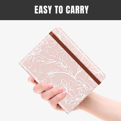 Passport Holder,RFID Blocking Passport Cover, Mandala Flower | Wallet Travel Essentials, Leather Travel Documents Organizer Protector for Women and Men