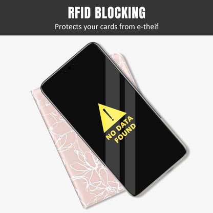 Passport Holder,RFID Blocking Passport Cover, Mandala Flower | Wallet Travel Essentials, Leather Travel Documents Organizer Protector for Women and Men