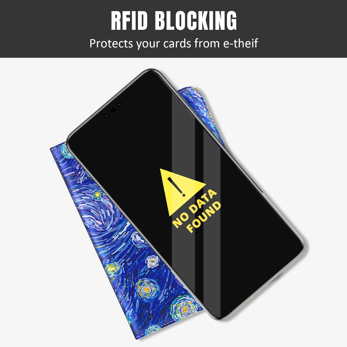 Passport Holder,RFID Blocking Passport Cover, Mandala Flower | Wallet Travel Essentials, Leather Travel Documents Organizer Protector for Women and Men