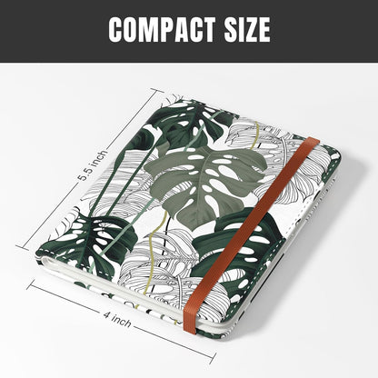 Passport Holder,RFID Blocking Passport Cover, Mandala Flower | Wallet Travel Essentials, Leather Travel Documents Organizer Protector for Women and Men