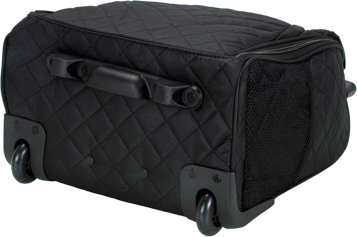 Melrose Upright Wheeled Underseater Carry-On Luggage, Purple
