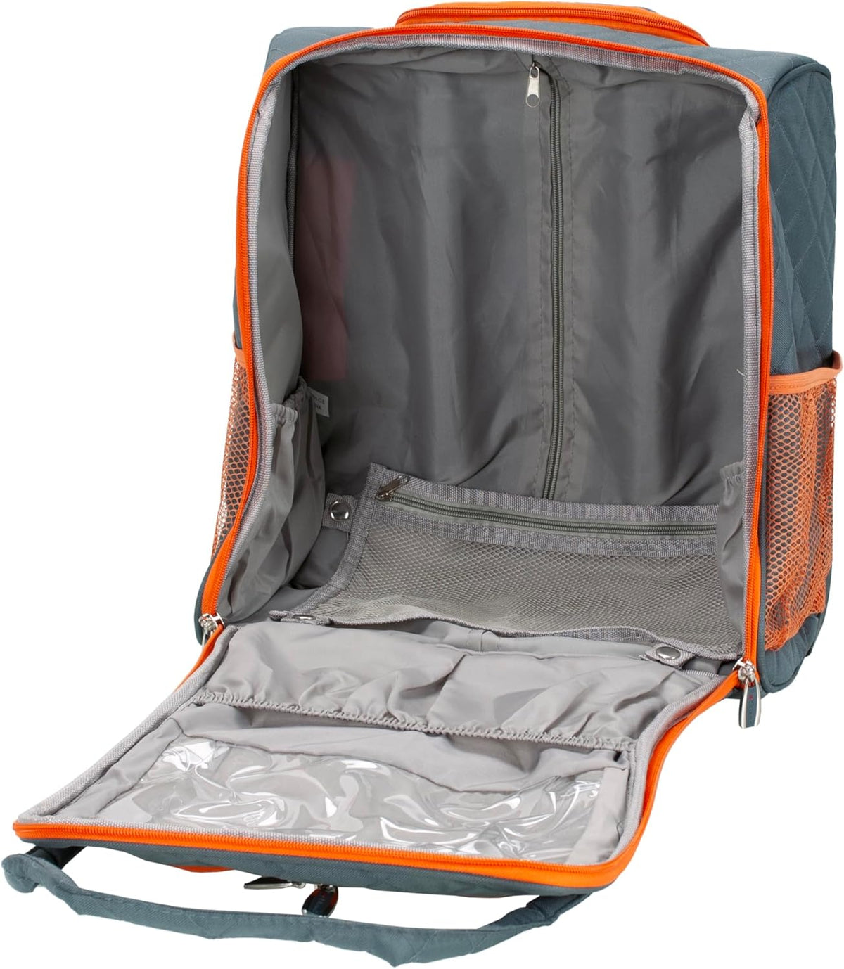 Melrose Upright Wheeled Underseater Carry-On Luggage, Purple