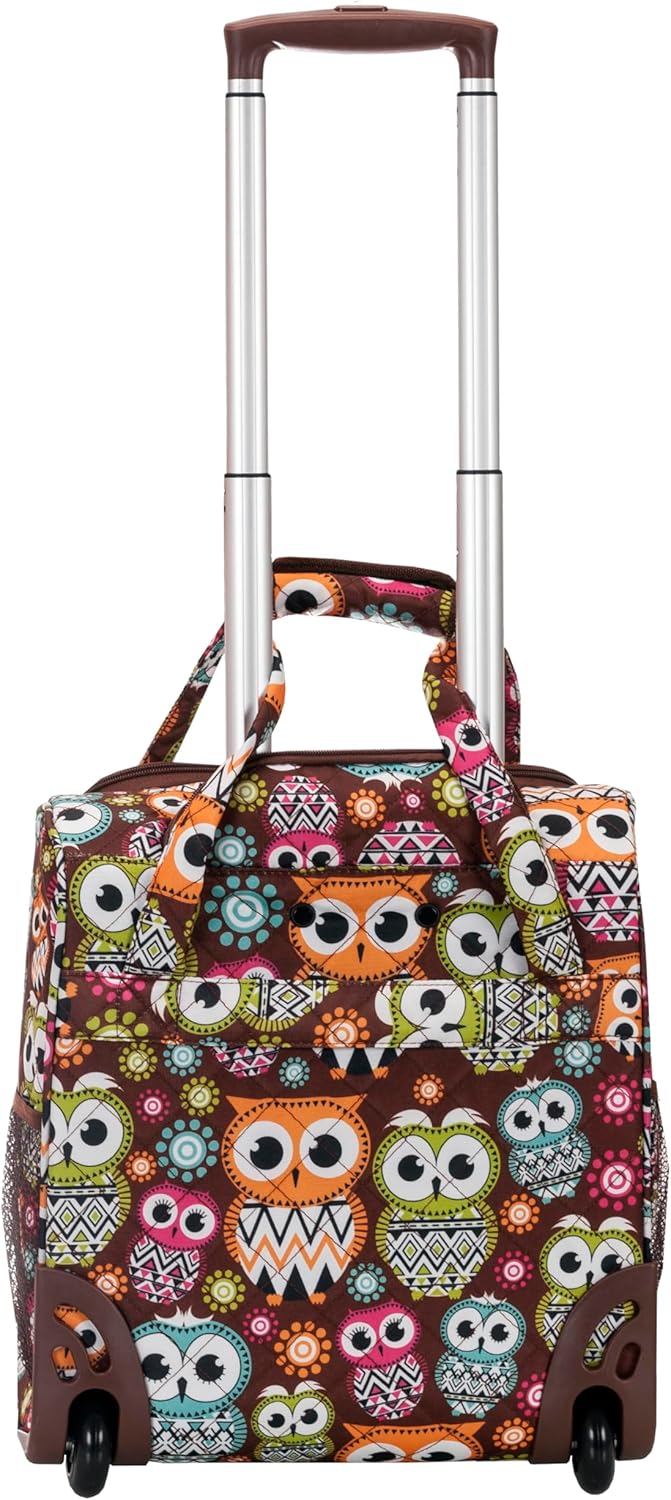Melrose Upright Wheeled Underseater Carry-On Luggage, Purple