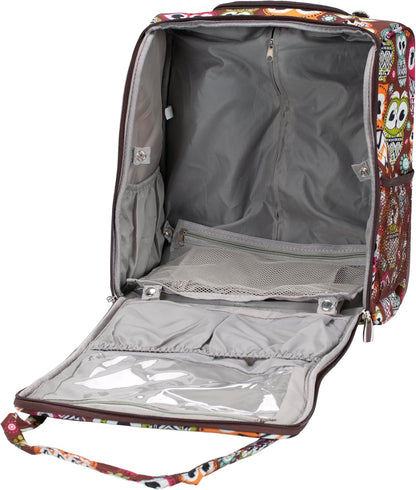 Melrose Upright Wheeled Underseater Carry-On Luggage, Purple