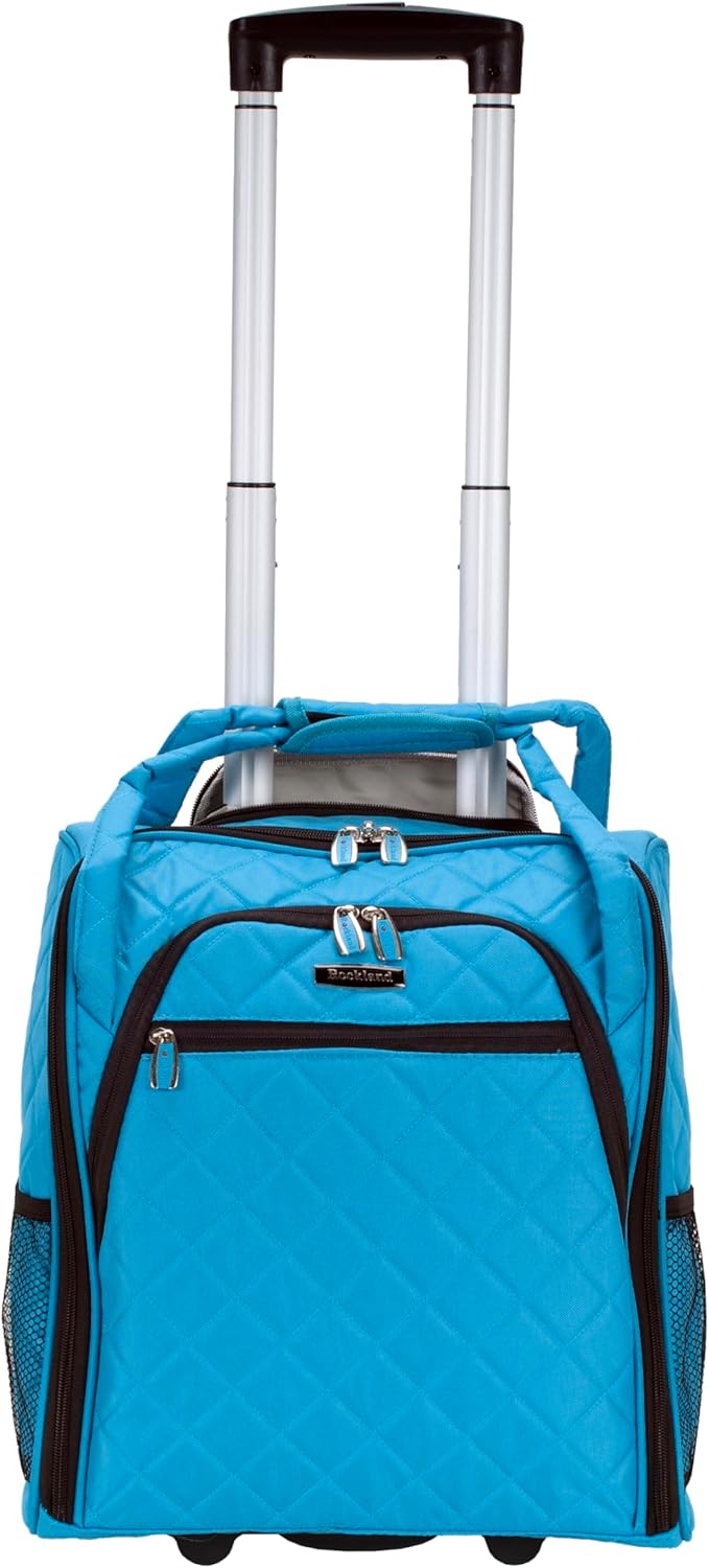 Melrose Upright Wheeled Underseater Carry-On Luggage, Purple