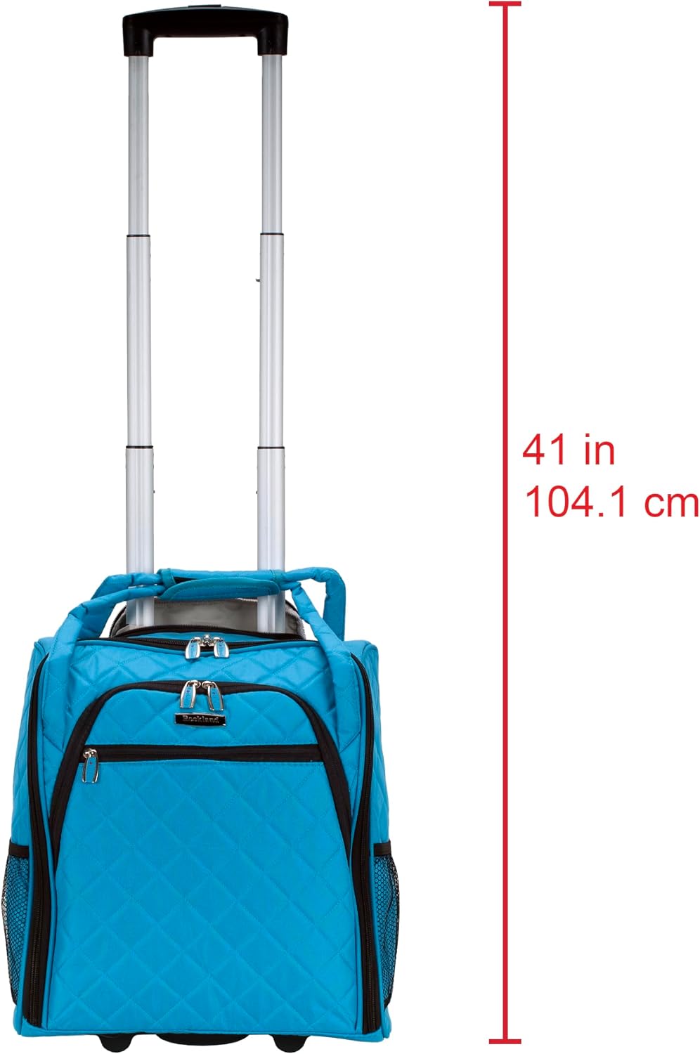 Melrose Upright Wheeled Underseater Carry-On Luggage, Purple