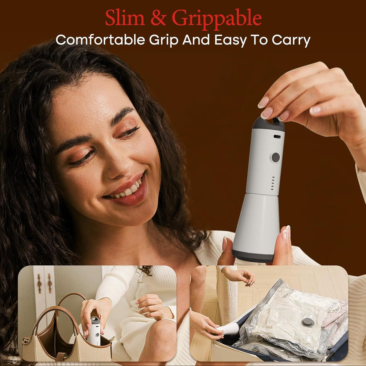 15 Pack Vacuum Bags for Travel with Rechargeable Cordless Electric Pump, Carry-on Packing Bags for Luggage and Suitcase, Space Saver for Clothes and Clothing