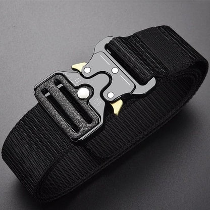 Tactical Belts for Men - Money Belt for Travel for Man Hidden, Belts for Jeans Mens Adjustable edc Belt Mens Belt, Money Belt for Travel for Men Hidden(Black)