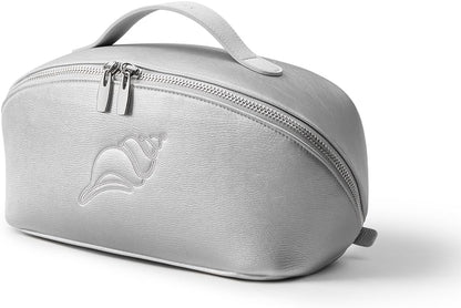 Travel Makeup Bag, Large Capacity Cosmetic Bag for Women, Waterproof PU Leather, Flat Open Portable Toiletry Bag for Skincare, Brushes & Travel Essentials - Colors B