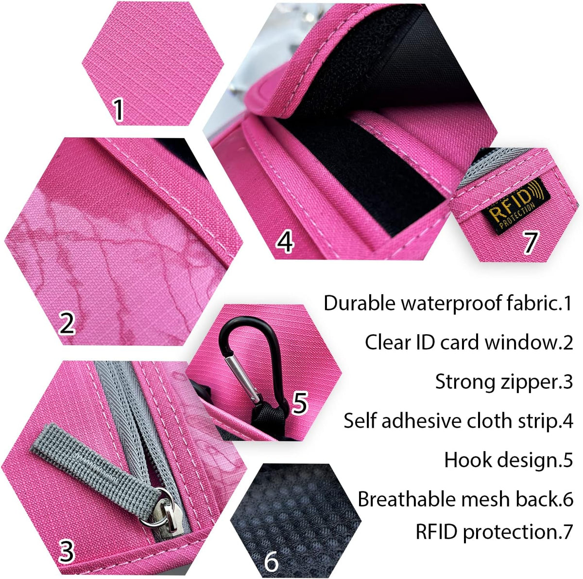 Travel Neck Wallet, RFID Blocking Passport Holder with Adjustable Neck Strap for Men and Women to Keep Cash, Credit Cards and Travel Documents Safe - Beige
