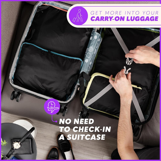 Compression, 4 Set/6 Set Packing Cubes for Carry on Suitcase, Organizer Bags Set