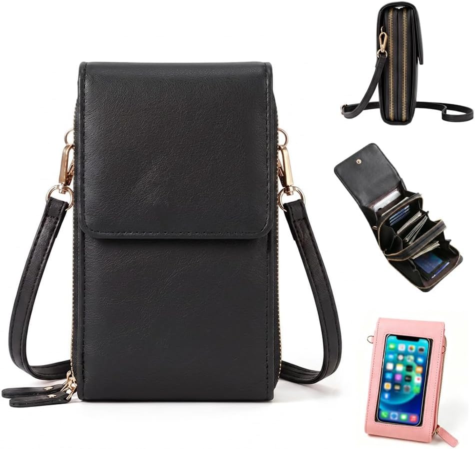 Phone Purse Crossbody Bags for Women Touch Display Bag Travel Wallet