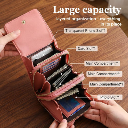 Phone Purse Crossbody Bags for Women Touch Display Bag Travel Wallet