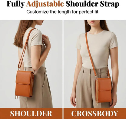 Phone Purse Crossbody Bags for Women Touch Display Bag Travel Wallet