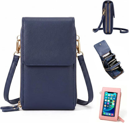 Phone Purse Crossbody Bags for Women Touch Display Bag Travel Wallet