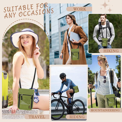 Passport Holder for Travel, Neck Pouch Travel Wallet With RFID Blocking, Waterproof Lightweight Passport Wallet for Women and Men (Dark Blue)