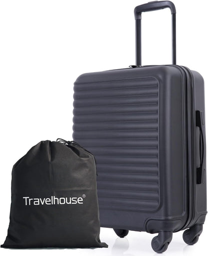 Hardshell Carry On Luggage Airline Approved 20" | Hardside Check-on Suitcase with Spinner Wheel,Small Travel Suitcase for Bussiness Trip and School