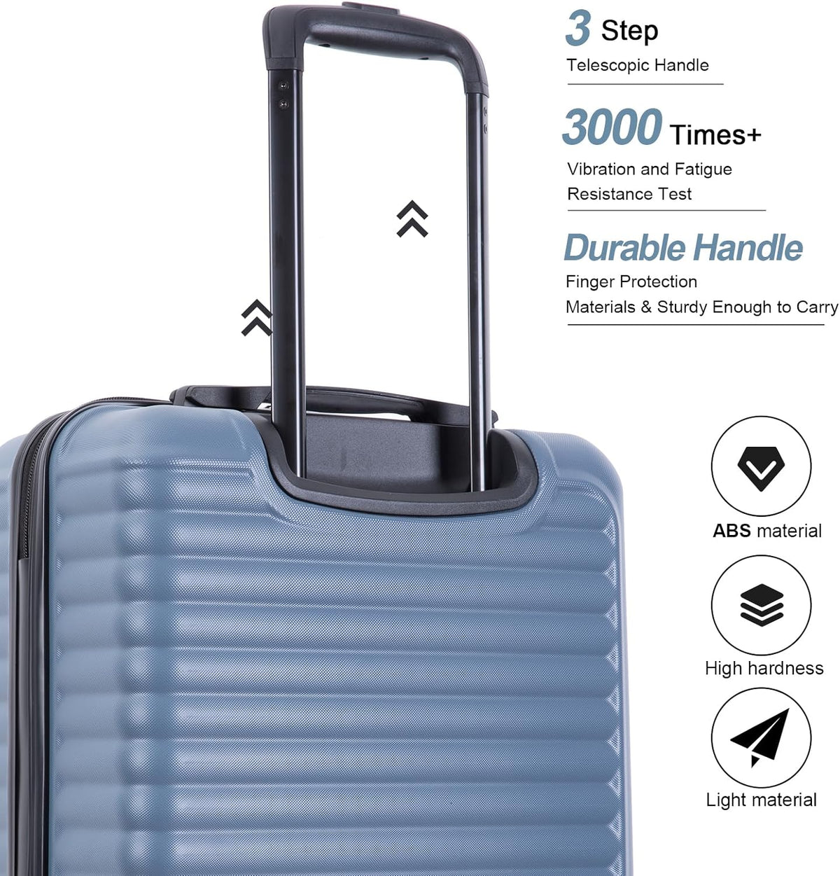 Hardshell Carry On Luggage Airline Approved 20" | Hardside Check-on Suitcase with Spinner Wheel,Small Travel Suitcase for Bussiness Trip and School