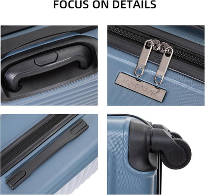 Hardshell Carry On Luggage Airline Approved 20" | Hardside Check-on Suitcase with Spinner Wheel,Small Travel Suitcase for Bussiness Trip and School