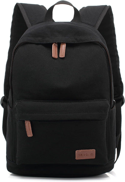 Casual Style Lightweight canvas Laptop Bag/Durable Travel backpacks/Rucksack for Men&Women/Fashion Backpack Fits 15 inch Notebook (Gray)