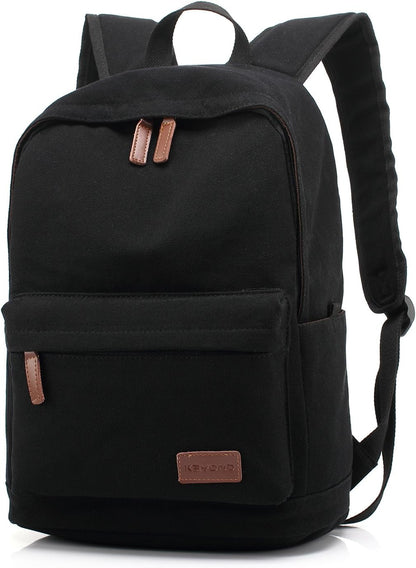 Casual Style Lightweight canvas Laptop Bag/Durable Travel backpacks/Rucksack for Men&Women/Fashion Backpack Fits 15 inch Notebook (Gray)