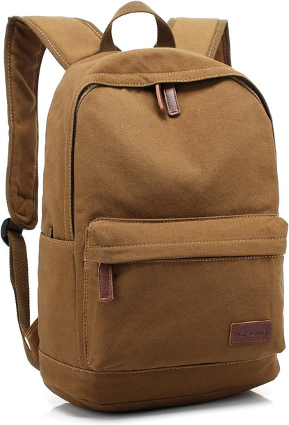 Casual Style Lightweight canvas Laptop Bag/Durable Travel backpacks/Rucksack for Men&Women/Fashion Backpack Fits 15 inch Notebook (Gray)