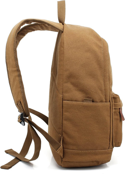 Casual Style Lightweight canvas Laptop Bag/Durable Travel backpacks/Rucksack for Men&Women/Fashion Backpack Fits 15 inch Notebook (Gray)