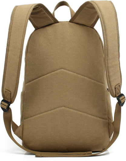 Casual Style Lightweight canvas Laptop Bag/Durable Travel backpacks/Rucksack for Men&Women/Fashion Backpack Fits 15 inch Notebook (Gray)