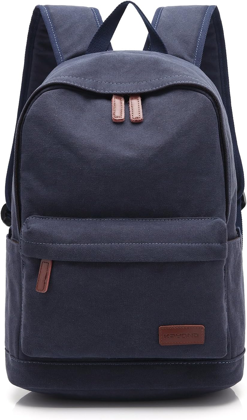 Casual Style Lightweight canvas Laptop Bag/Durable Travel backpacks/Rucksack for Men&Women/Fashion Backpack Fits 15 inch Notebook (Gray)