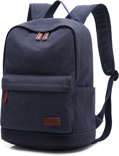 Casual Style Lightweight canvas Laptop Bag/Durable Travel backpacks/Rucksack for Men&Women/Fashion Backpack Fits 15 inch Notebook (Gray)