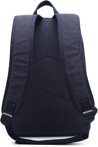 Casual Style Lightweight canvas Laptop Bag/Durable Travel backpacks/Rucksack for Men&Women/Fashion Backpack Fits 15 inch Notebook (Gray)