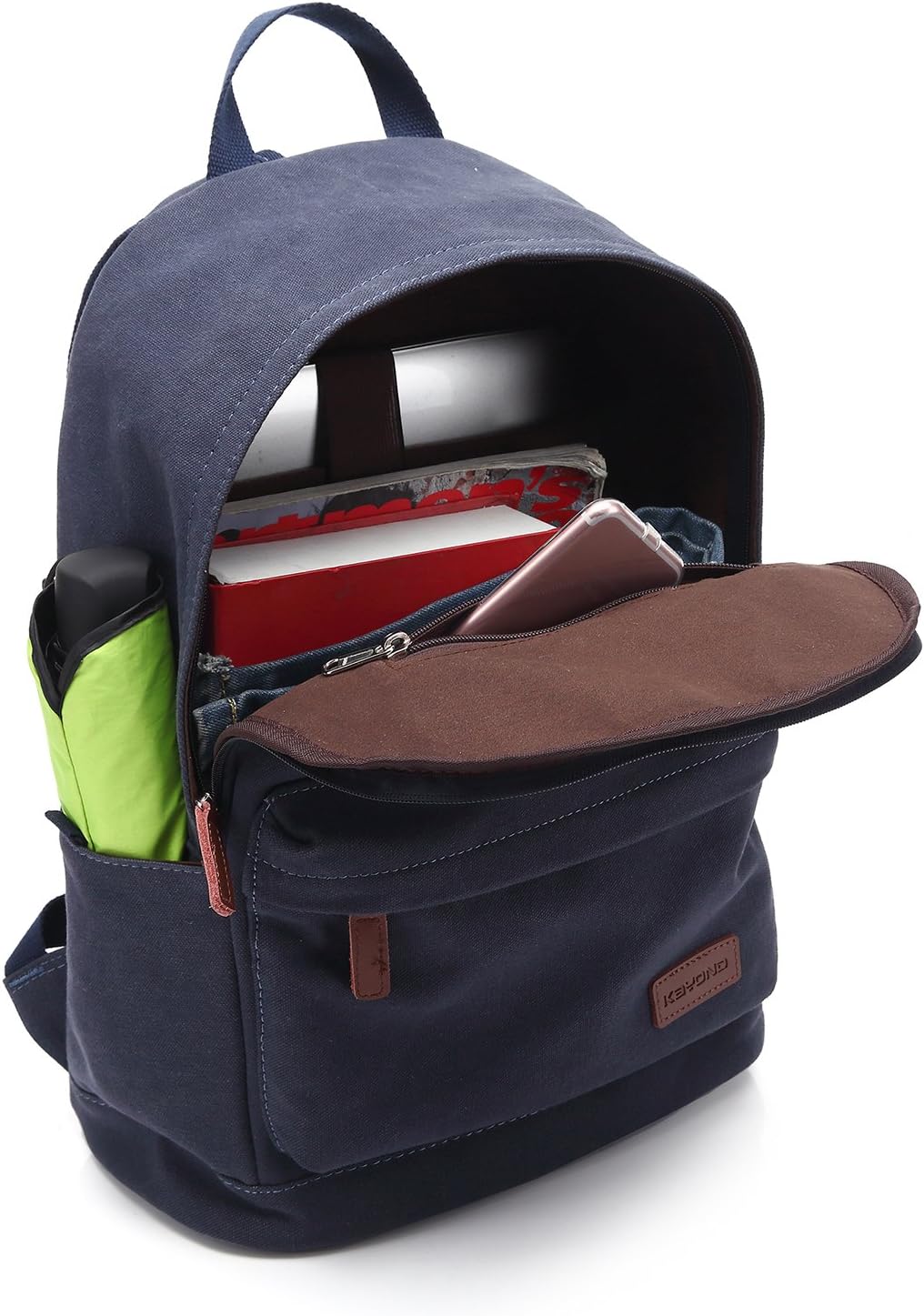 Casual Style Lightweight canvas Laptop Bag/Durable Travel backpacks/Rucksack for Men&Women/Fashion Backpack Fits 15 inch Notebook (Gray)