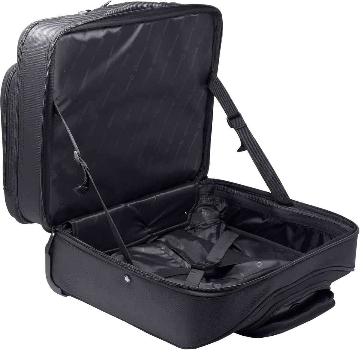 Rolling Laptop Briefcase Wheeled Overnight Carry on Bag Up to 15.6 Inches Notebook - Carries Legal Size Files