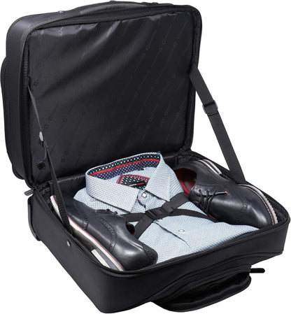 Rolling Laptop Briefcase Wheeled Overnight Carry on Bag Up to 15.6 Inches Notebook - Carries Legal Size Files