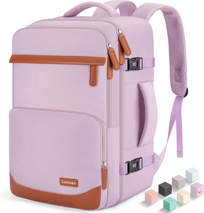 40L Travel Backpack, Water-Resistant Carry On Backpack for Men Women, Business Laptop Backpack for Trips & Commutes, Fits 15.6/17.3 Inch Laptop