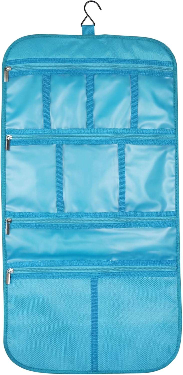 Premium Hanging Toiletry Bag for Travel - Cosmetic, Jewelry, Toiletry, Makeup & Accessory Storage Organizer Bag, Large Size for Women & Men