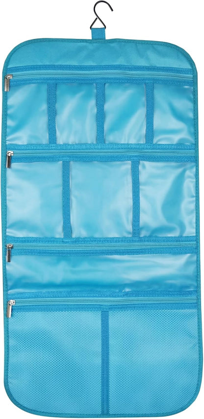 Premium Hanging Toiletry Bag for Travel - Cosmetic, Jewelry, Toiletry, Makeup & Accessory Storage Organizer Bag, Large Size for Women & Men