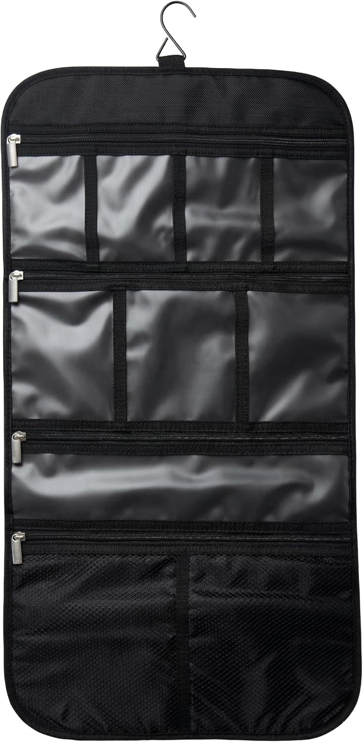 Premium Hanging Toiletry Bag for Travel - Cosmetic, Jewelry, Toiletry, Makeup & Accessory Storage Organizer Bag, Large Size for Women & Men