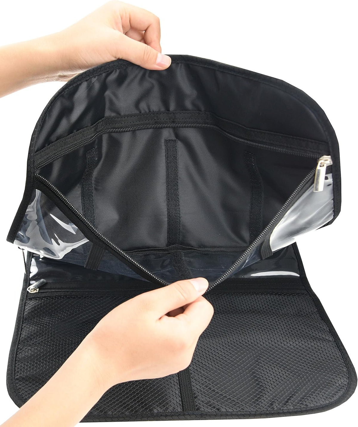 Premium Hanging Toiletry Bag for Travel - Cosmetic, Jewelry, Toiletry, Makeup & Accessory Storage Organizer Bag, Large Size for Women & Men