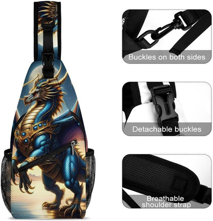 Men Women Travel Backpack Camping Outdoor Bag, Moth Gothic Witchy Sun Moon Sling Bag Backpack Daypack for Swimming Running Cycling Biking Camping, Breathable Bookbag