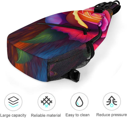 Men Women Travel Backpack Camping Outdoor Bag, Moth Gothic Witchy Sun Moon Sling Bag Backpack Daypack for Swimming Running Cycling Biking Camping, Breathable Bookbag
